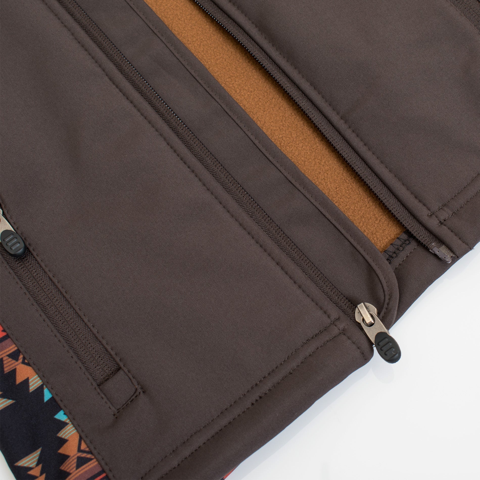 Boys Rodeo Embroidery Jacket - BNJ650-EMB-BROWN/RUST