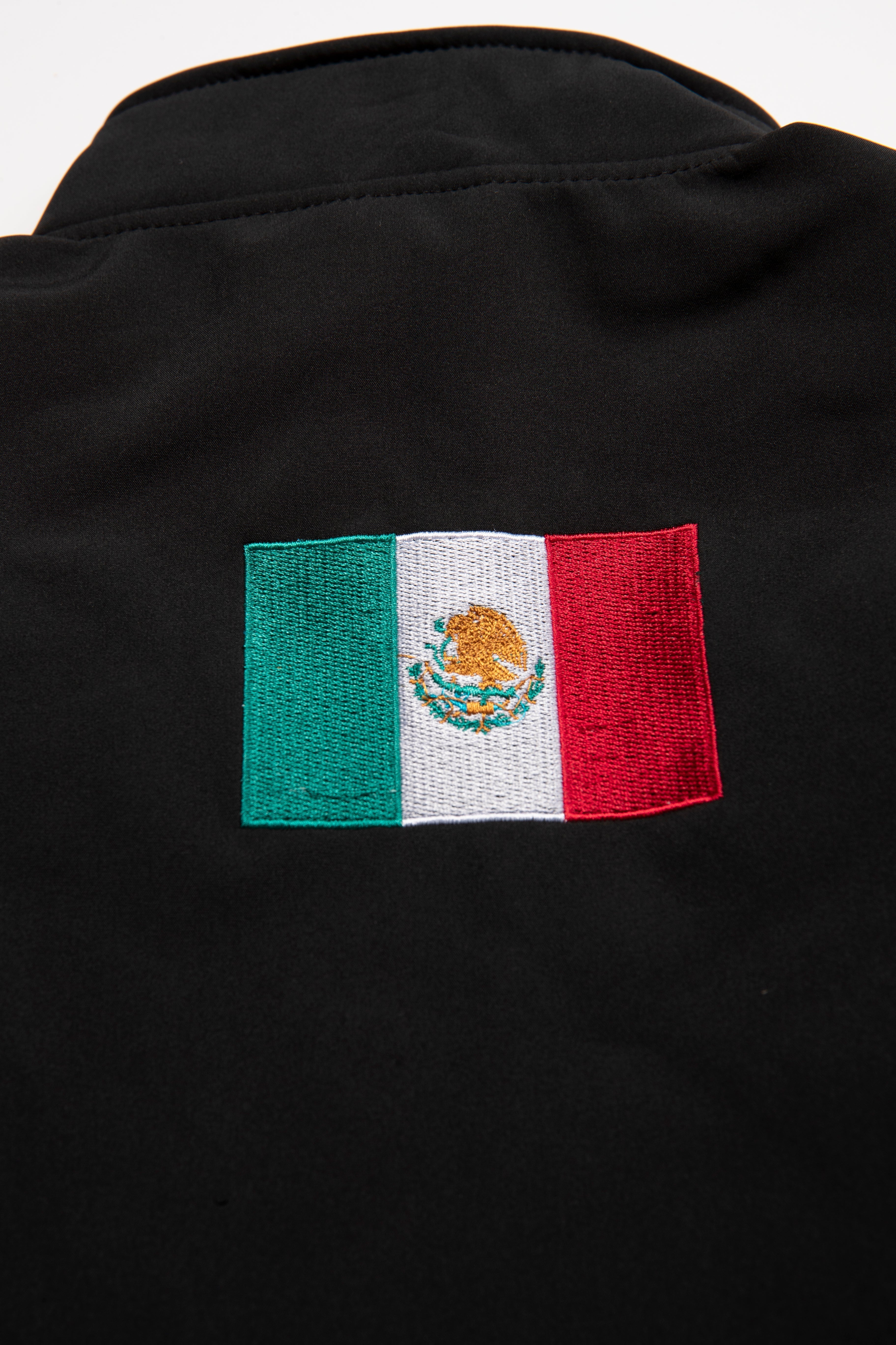 Boys Soft Shell Aztec Print Jacket - BNJ650-EMB-BLACK