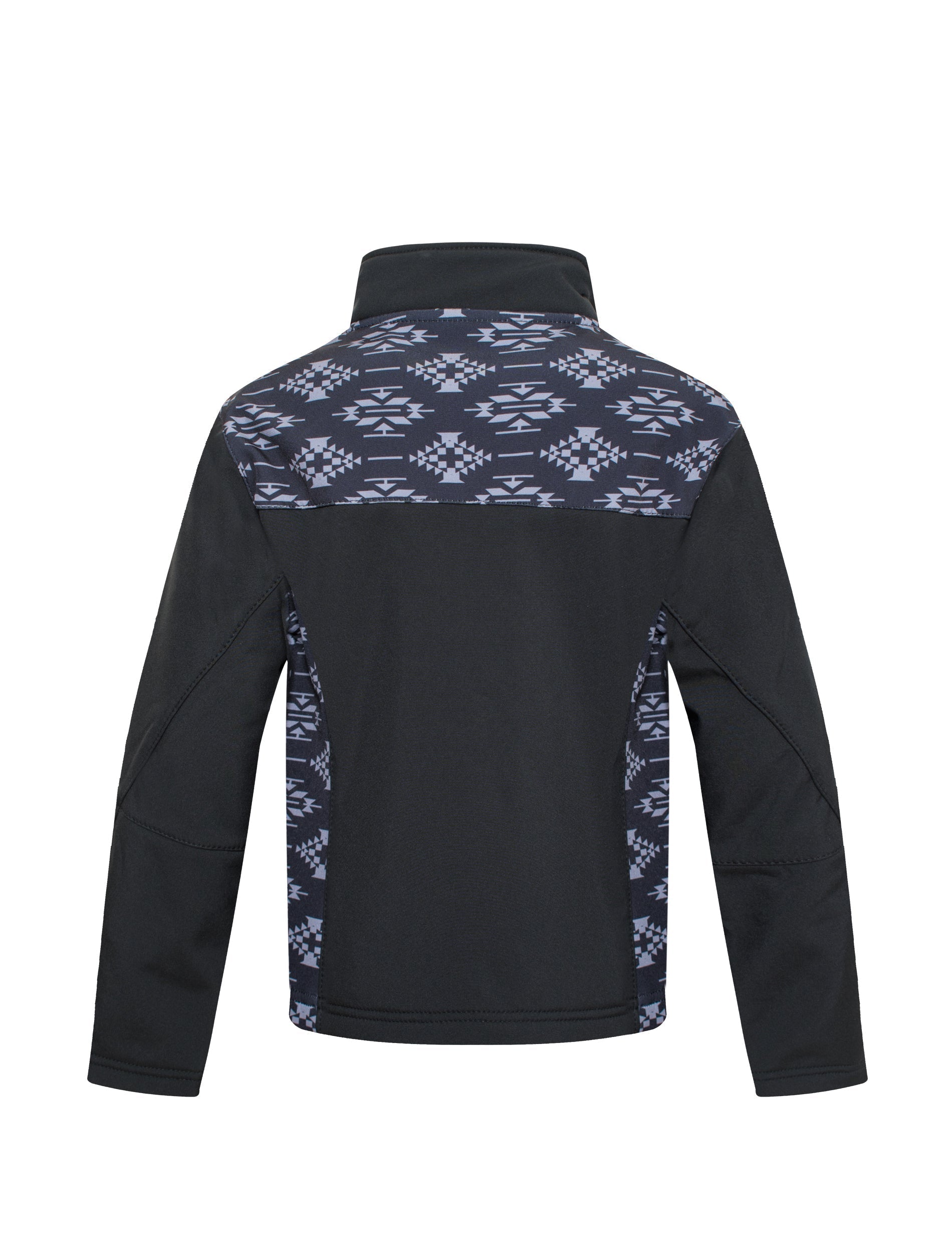 Boys Rodeo Embroidery Jacket -BNJ650-EMB-BLACK/GREY