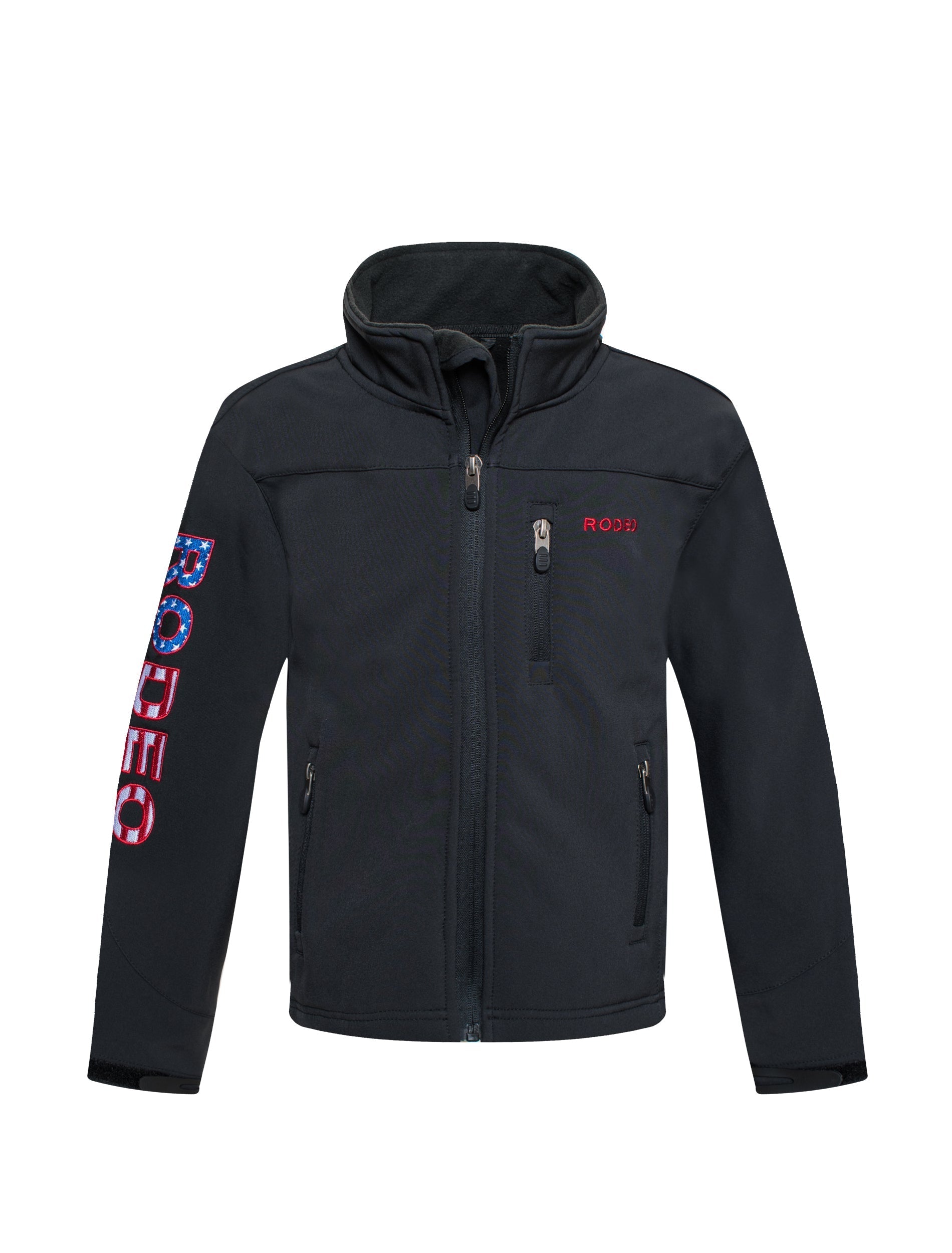 Boys Rodeo Embroidery Jacket -BNJ650-EMB-MHL-BLACK-US