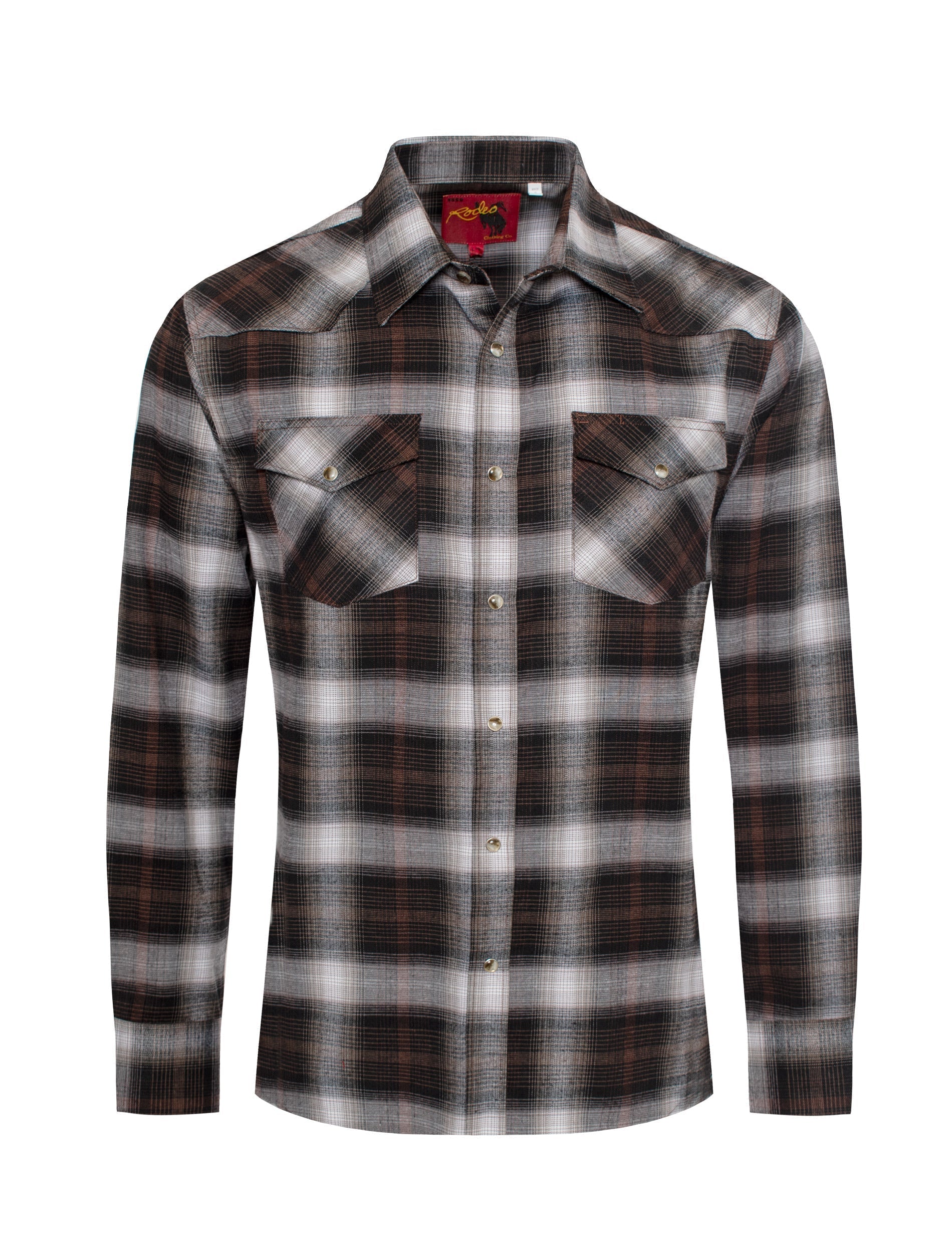 Men's Western Flannel Shirts With Snap Buttons -FLS300-305