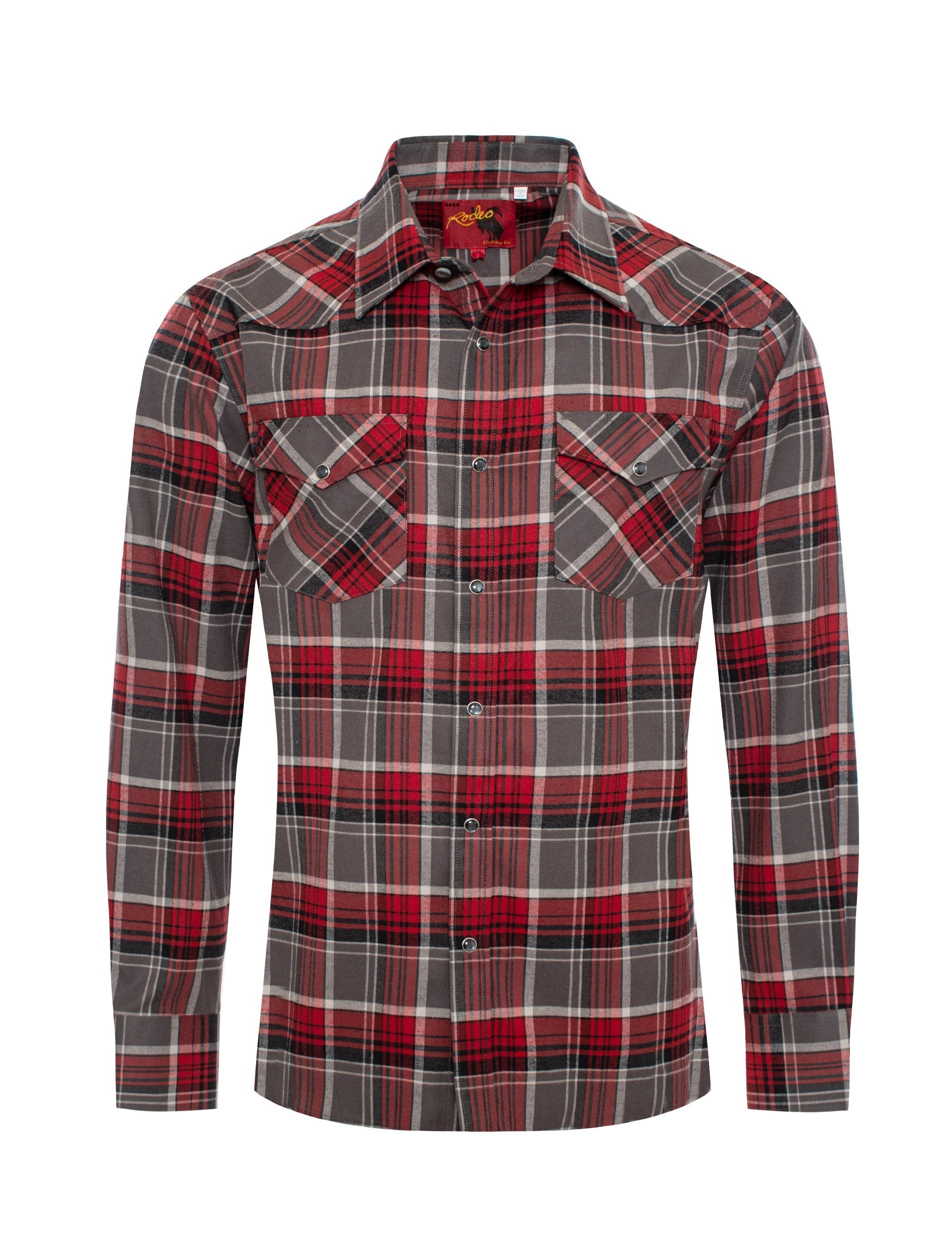 Men's Western Flannel Shirts With Snap Buttons -FLS300-310