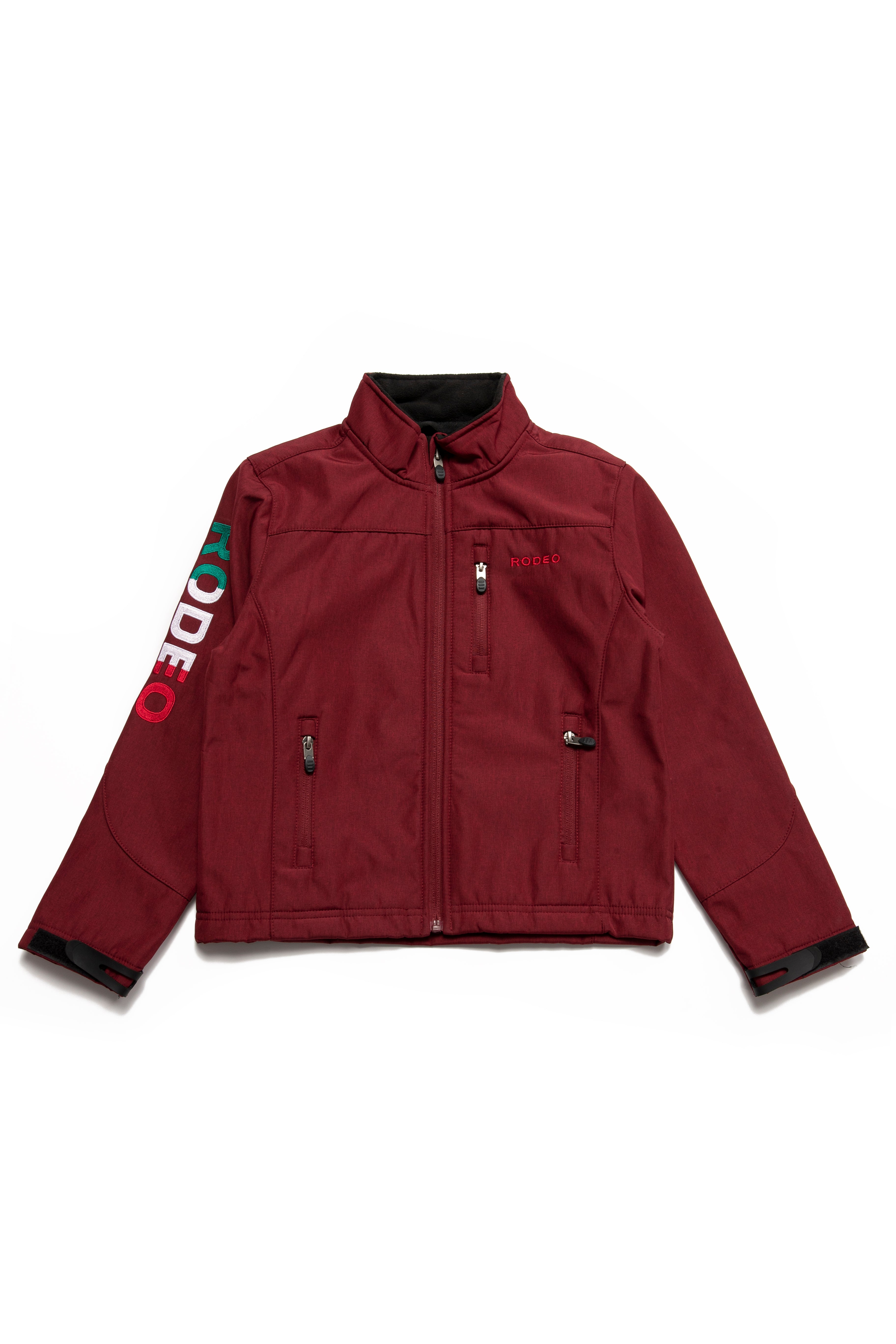 Boys Rodeo Embroidery Jacket -BNJ650-EMB-BURG/BLACK