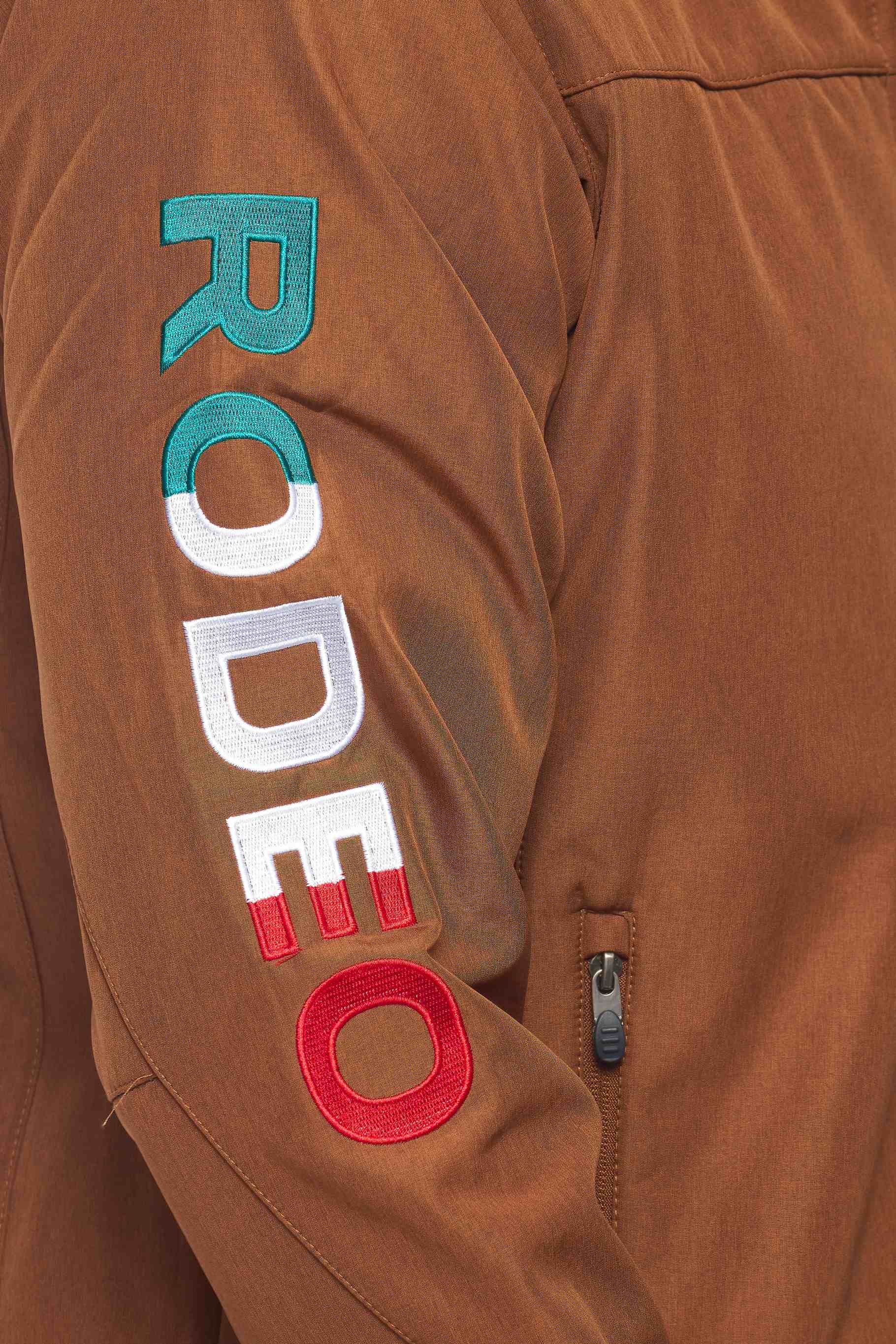 Men's Soft Shell Bonded Jacket -NJ650-EMB-MEX- COGNAC