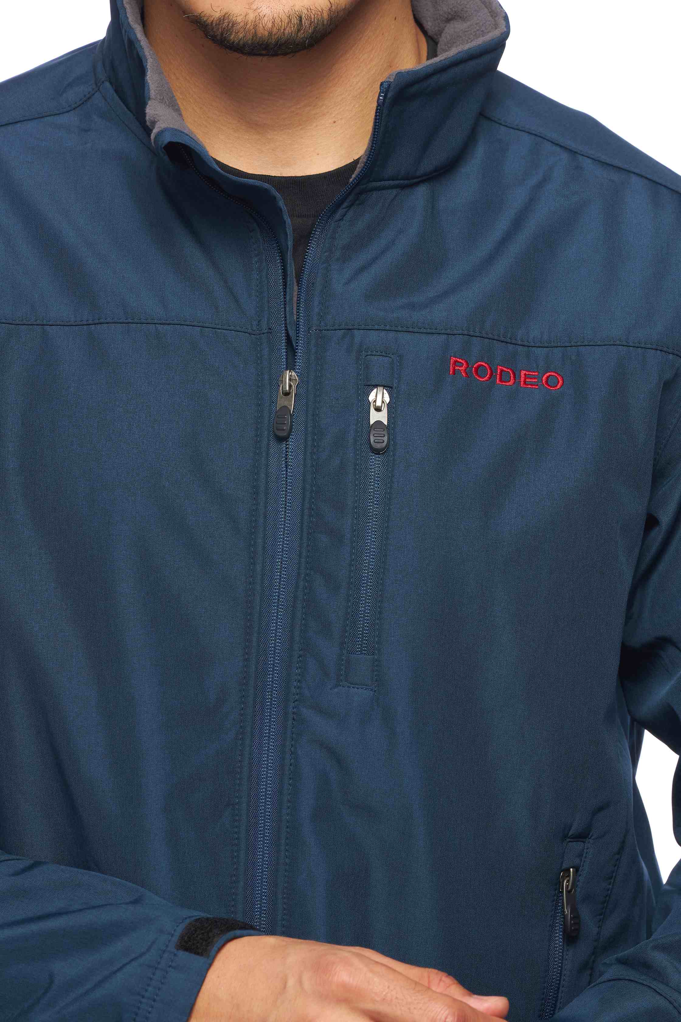 Men's Soft Shell Bonded Jacket -NJ650-EMB-MEX- NAVY